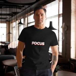 Camiseta premium de algodón para hombre